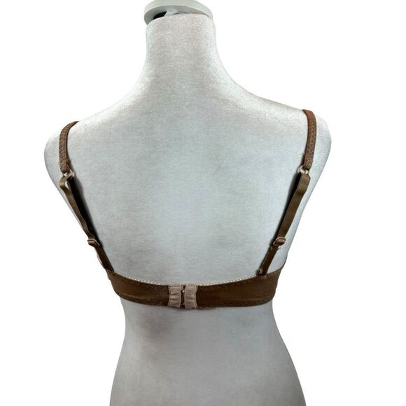 Vintage Enhance Brand Shimmer Brown‎ Bra Size 36C - Picture 10 of 11